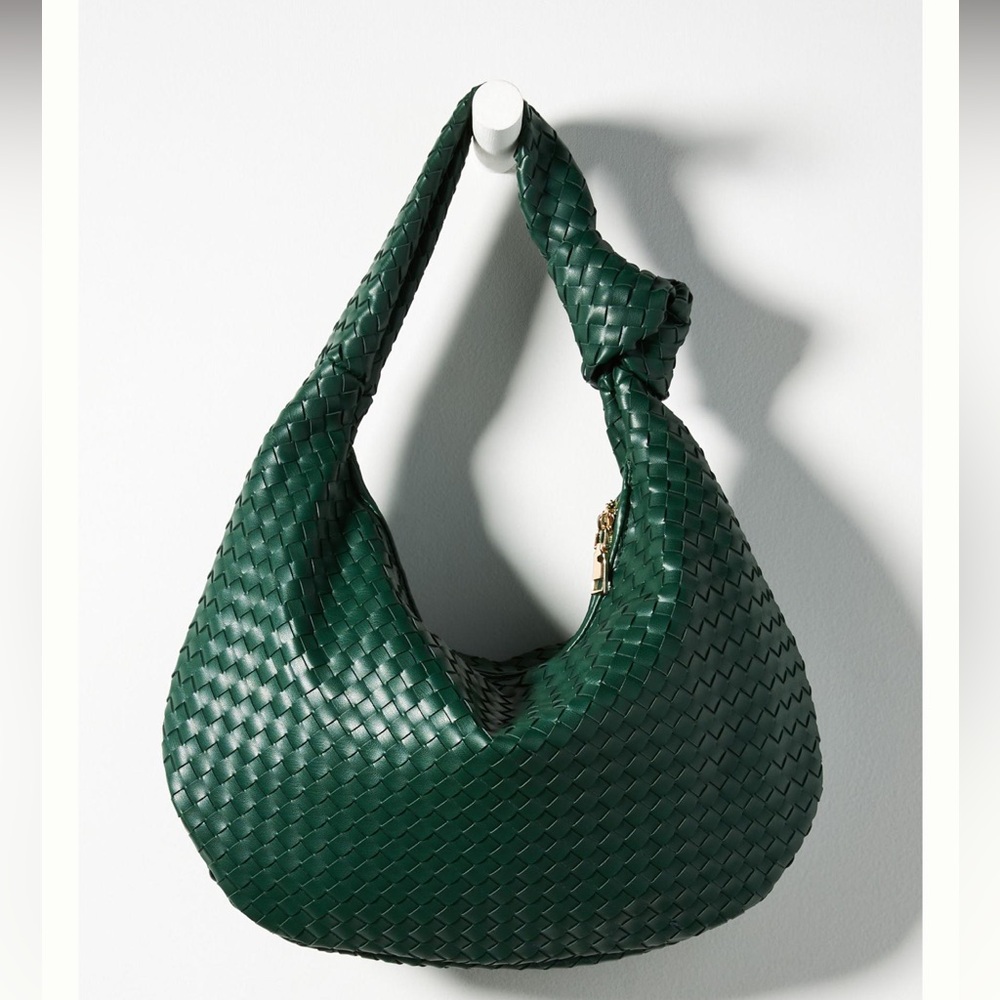 Anthropologie Melie Bianco Brigitte Satchel in Green